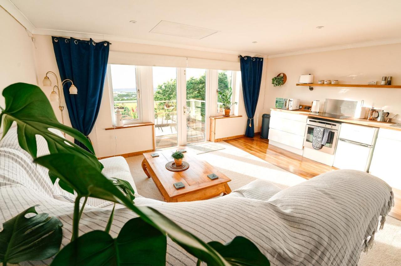 Spacious Sea-View Apt. Overlooking St Ives Bay Gwithian Dış mekan fotoğraf